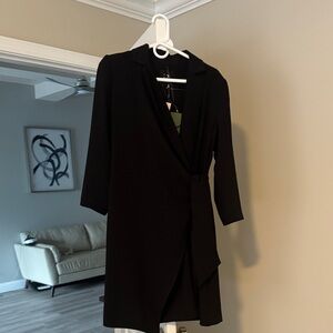 MARELLA Black Long Sleeve Dress